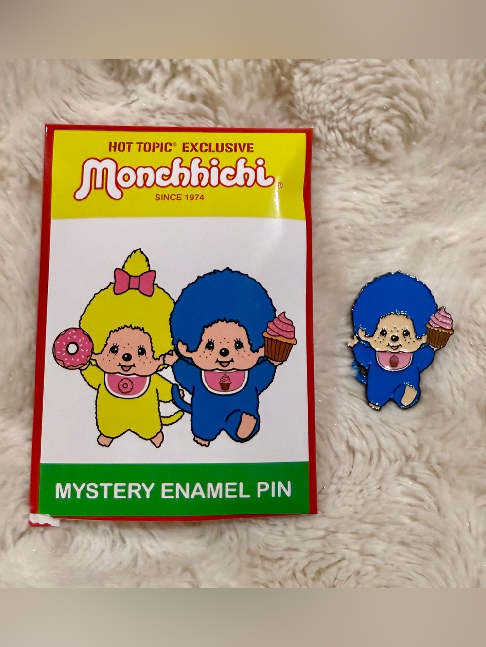 Monchhichi Sweet Blind Bag Enamel Pin Hot Topic Exclusive